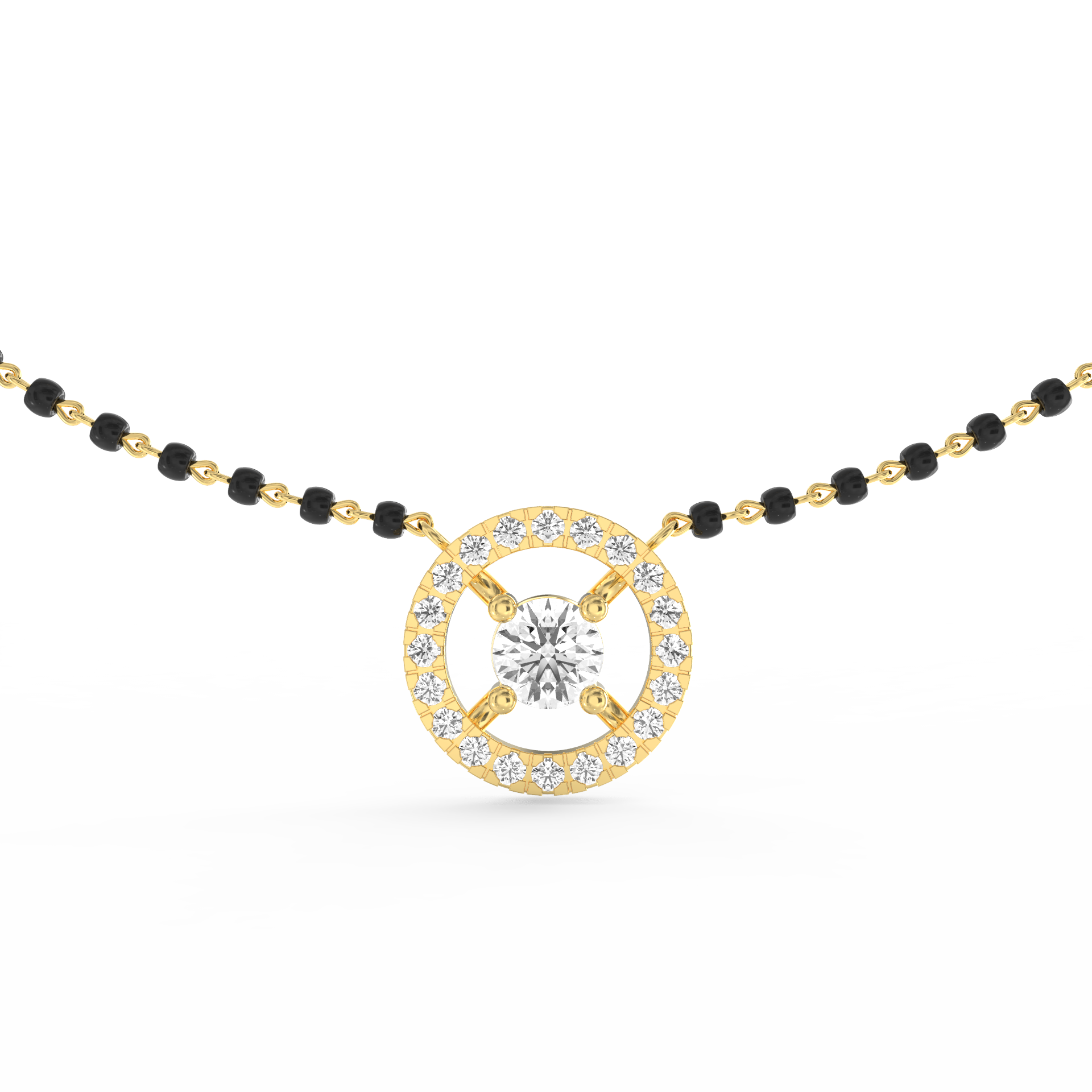 Radiant Serenity Diamond Mangalsutra - Elegant Allure