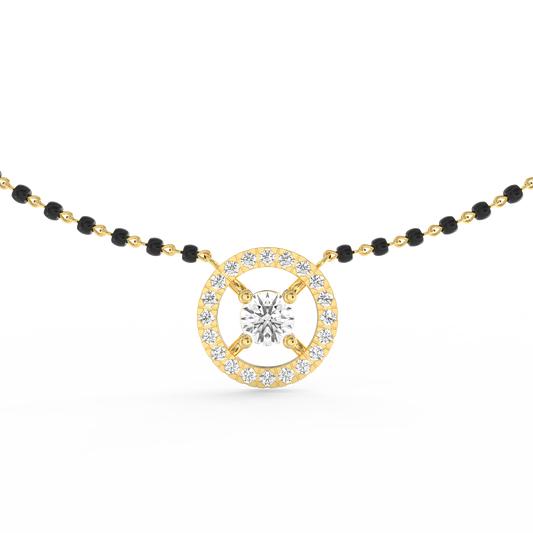 Radiant Serenity Diamond Mangalsutra - Elegant Allure