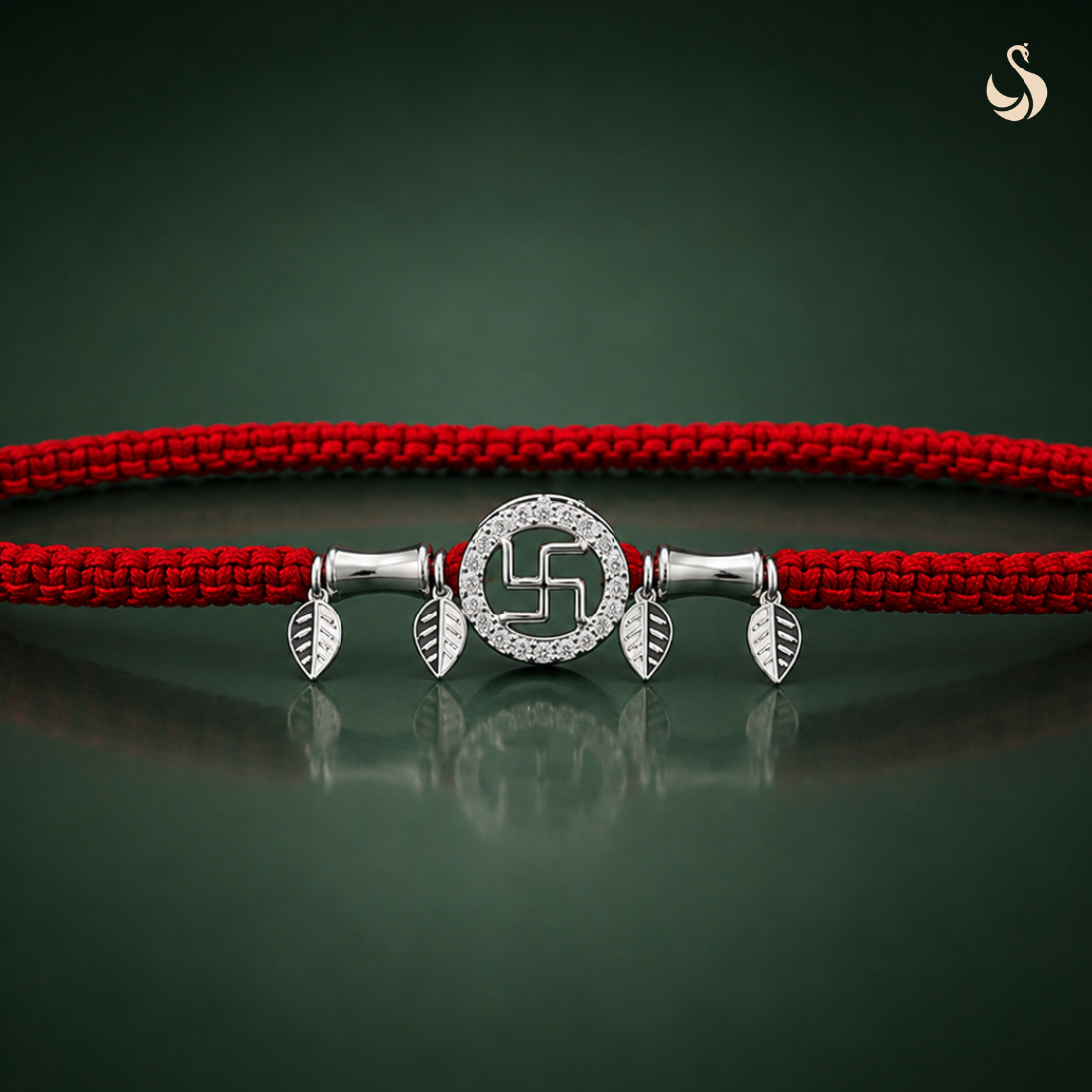 Swastik Rakhi (SILVER)