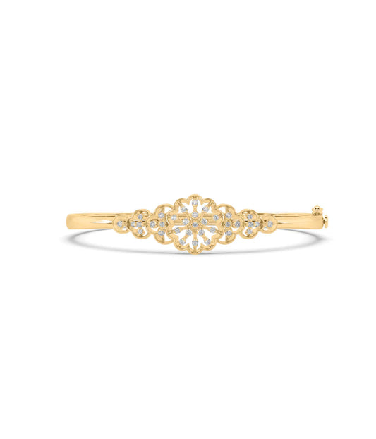 Blooming Diamond Bangle & Bracelet