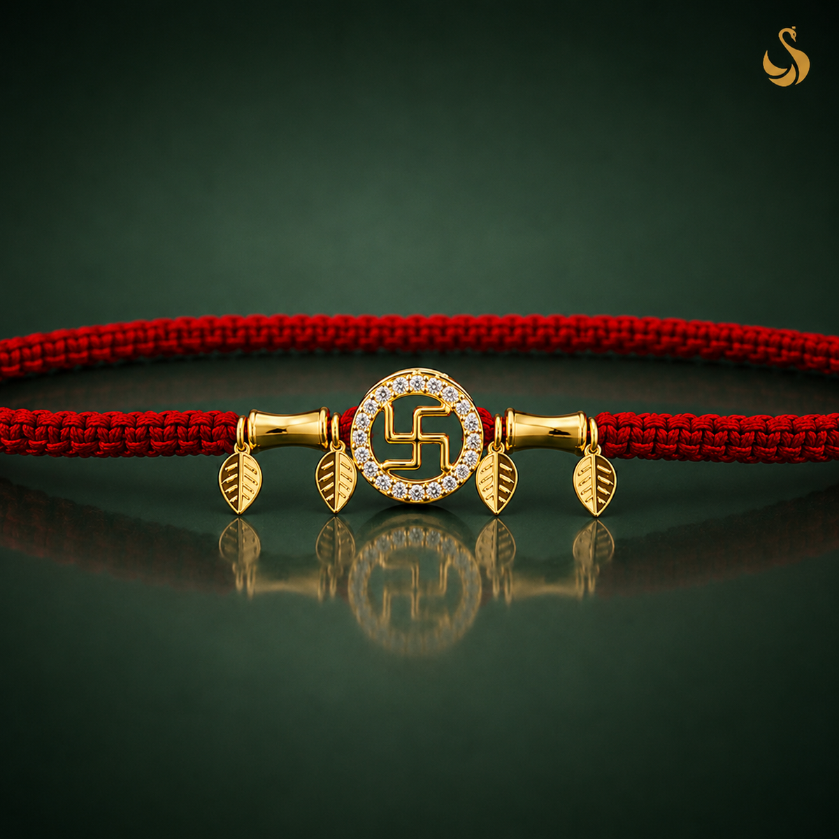 Swastik Rakhi (SILVER)