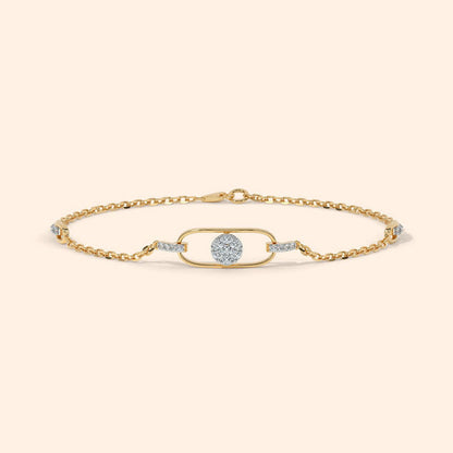 Galactic Link Diamond Bracelet