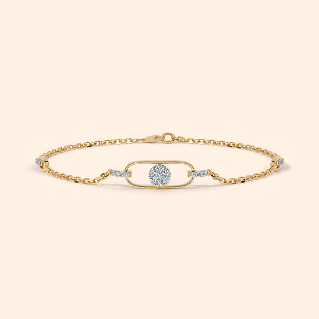 Galactic Link Diamond Bracelet