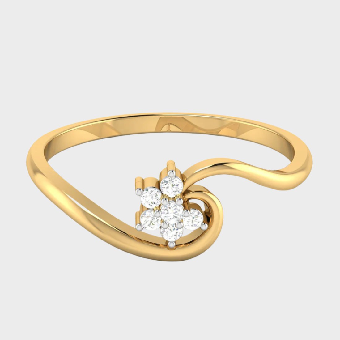 Tournesol Lab Diamond Ring