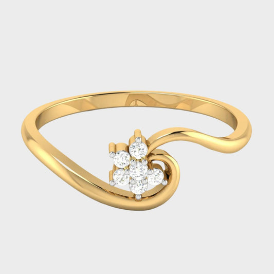 Tournesol Lab Diamond Ring