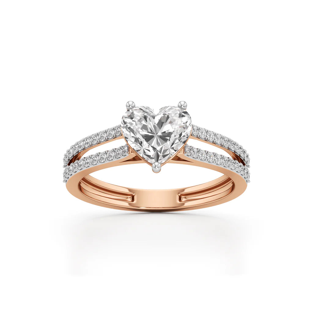Amora Heart Diamond Ring
