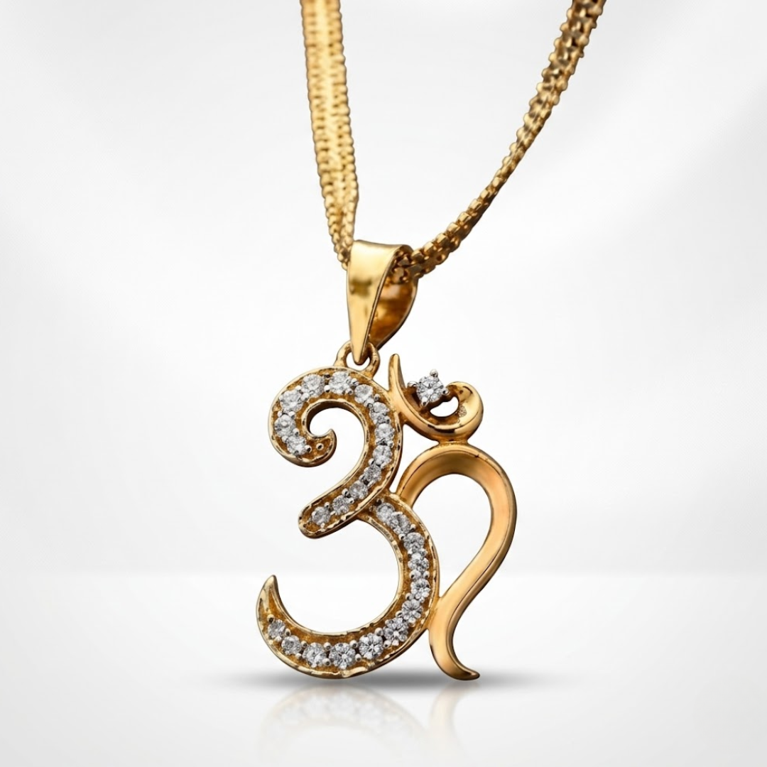 OM Men’s Diamond Pendant with Chain