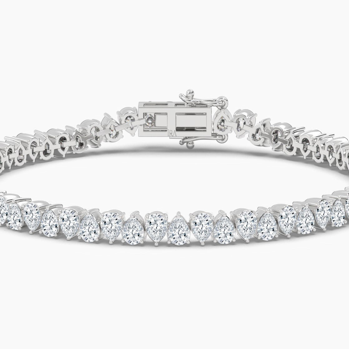 20 Pointer Diamond Pears Tennis Bracelet