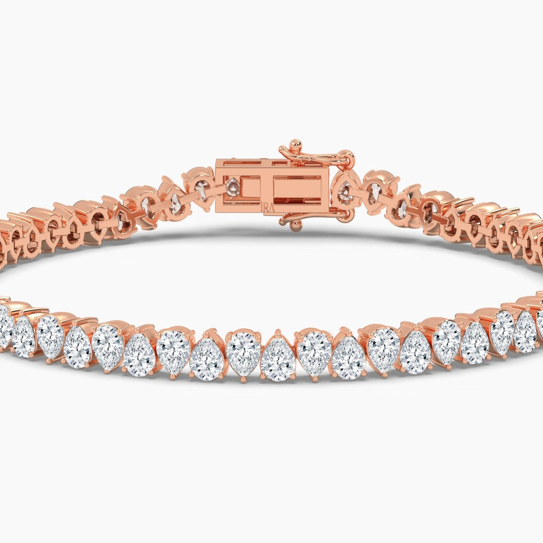 20 Pointer Diamond Pears Tennis Bracelet