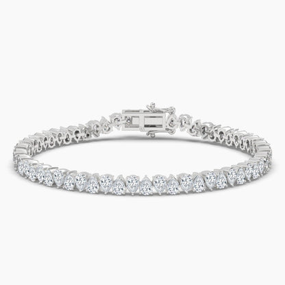 20 Pointer Diamond Pears Tennis Bracelet