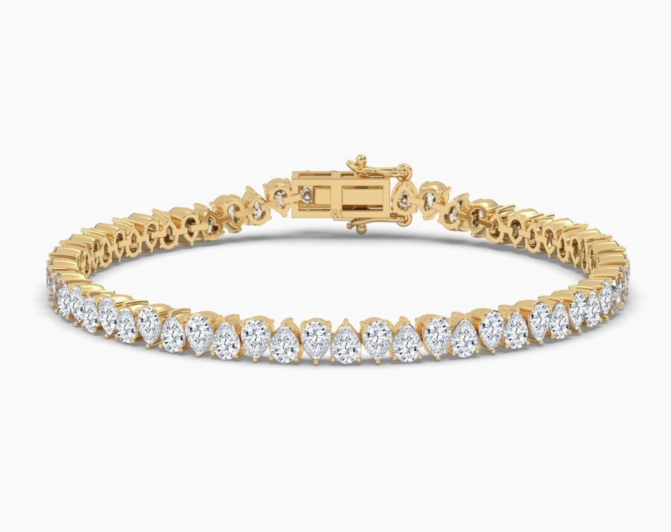 20 Pointer Diamond Pears Tennis Bracelet