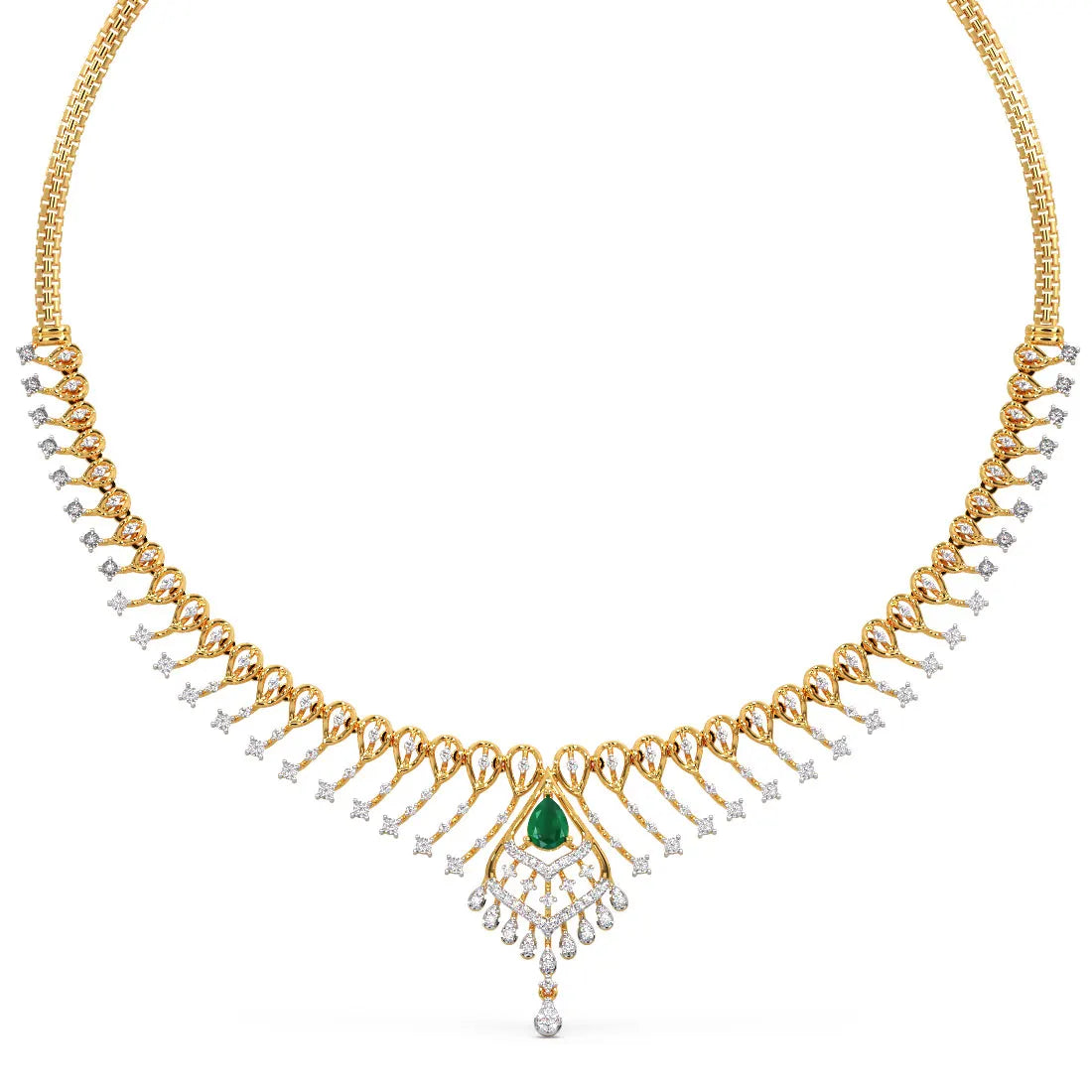 Vandana Pearl Diamond Necklace