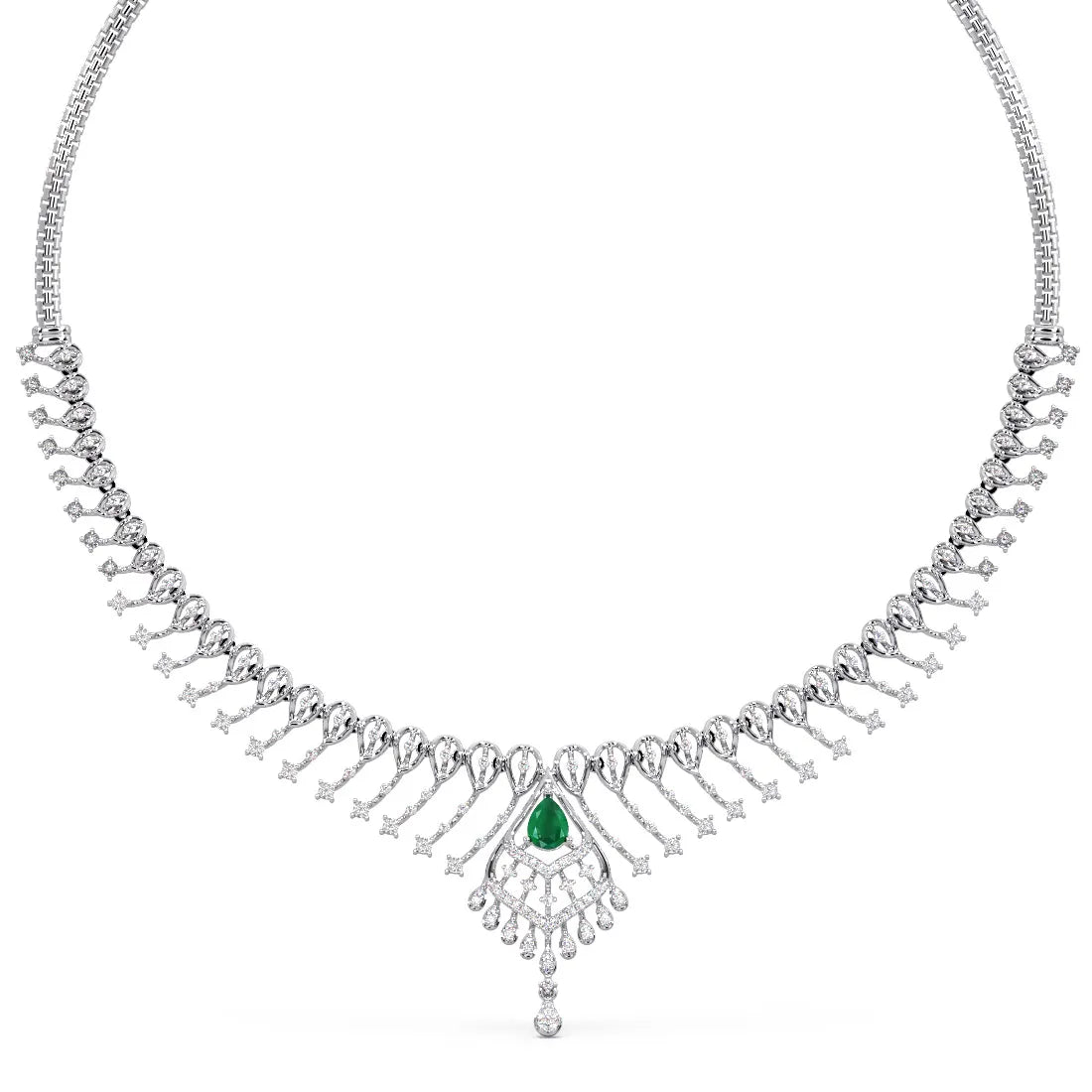 Vandana Pearl Diamond Necklace