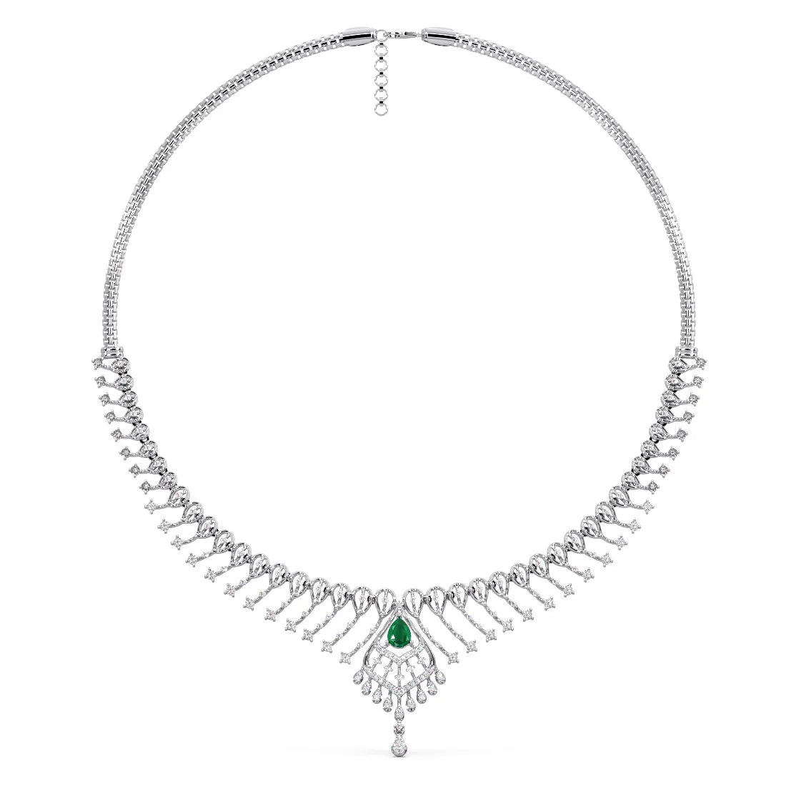 Vandana Pearl Diamond Necklace