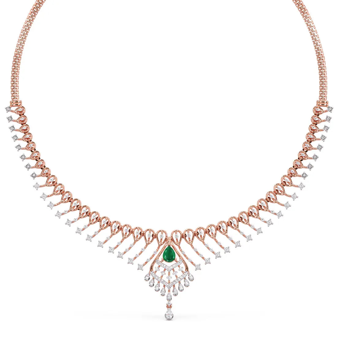 Vandana Pearl Diamond Necklace