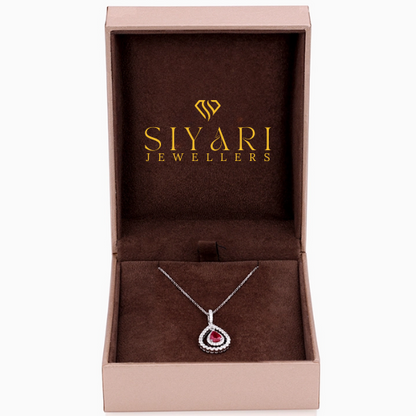 Ruby Diamond Necklace