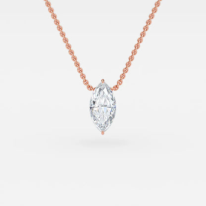 Ariana White Gold Solitaire Pendant