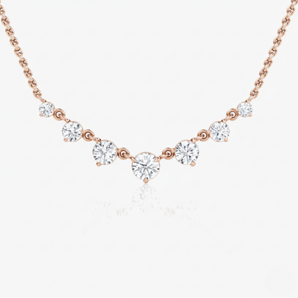 Linked Tennis Necklace