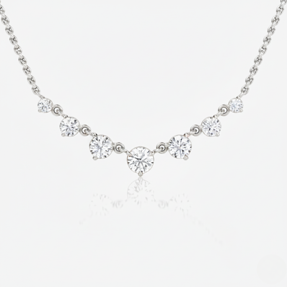 Linked Tennis Necklace