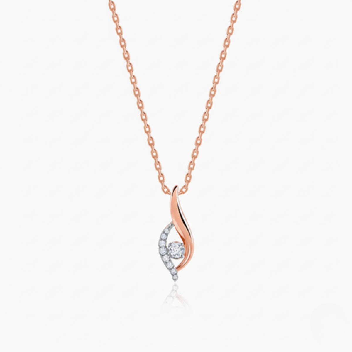 Valentines 0.5 Carat Wave Pendant