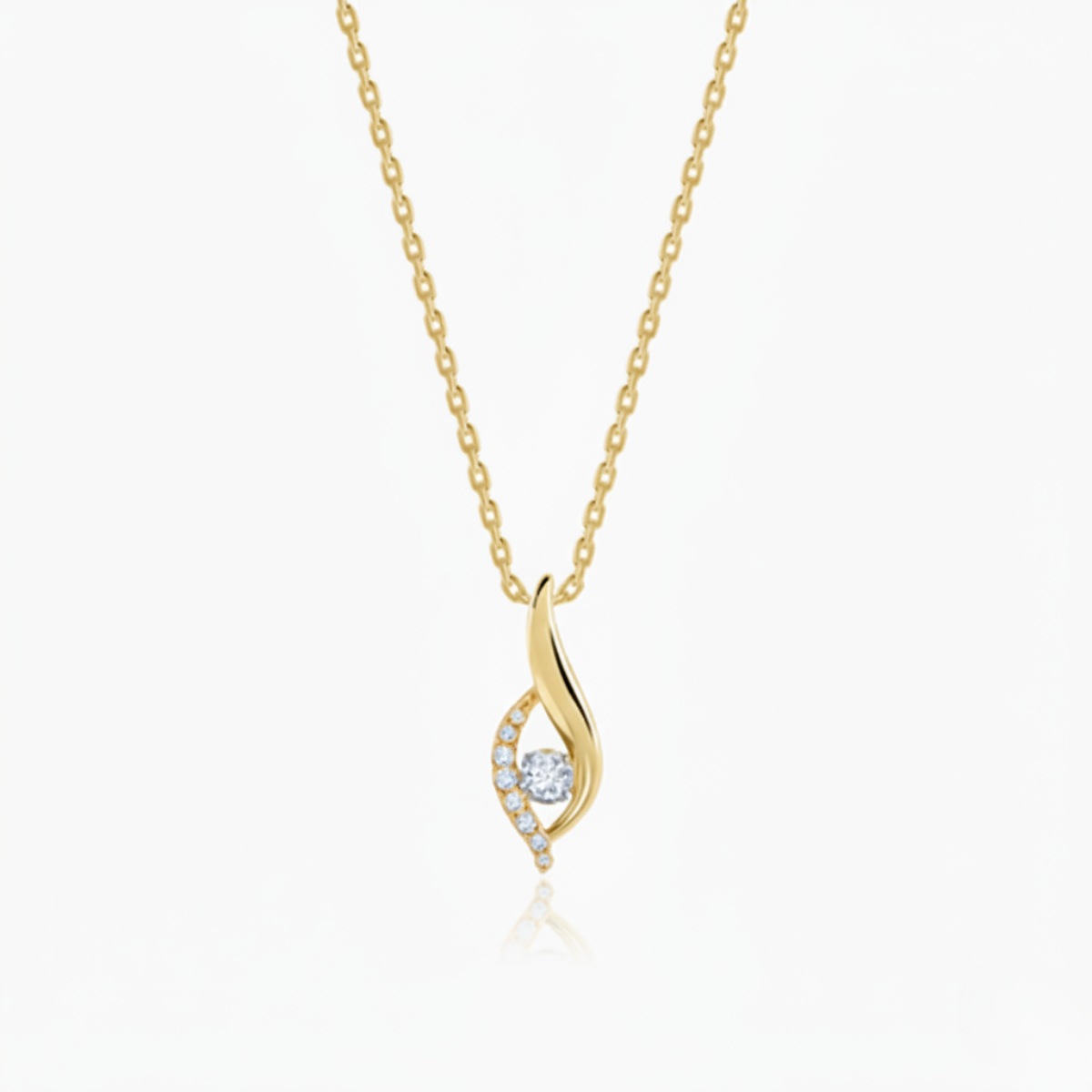 Valentines 0.5 Carat Wave Pendant