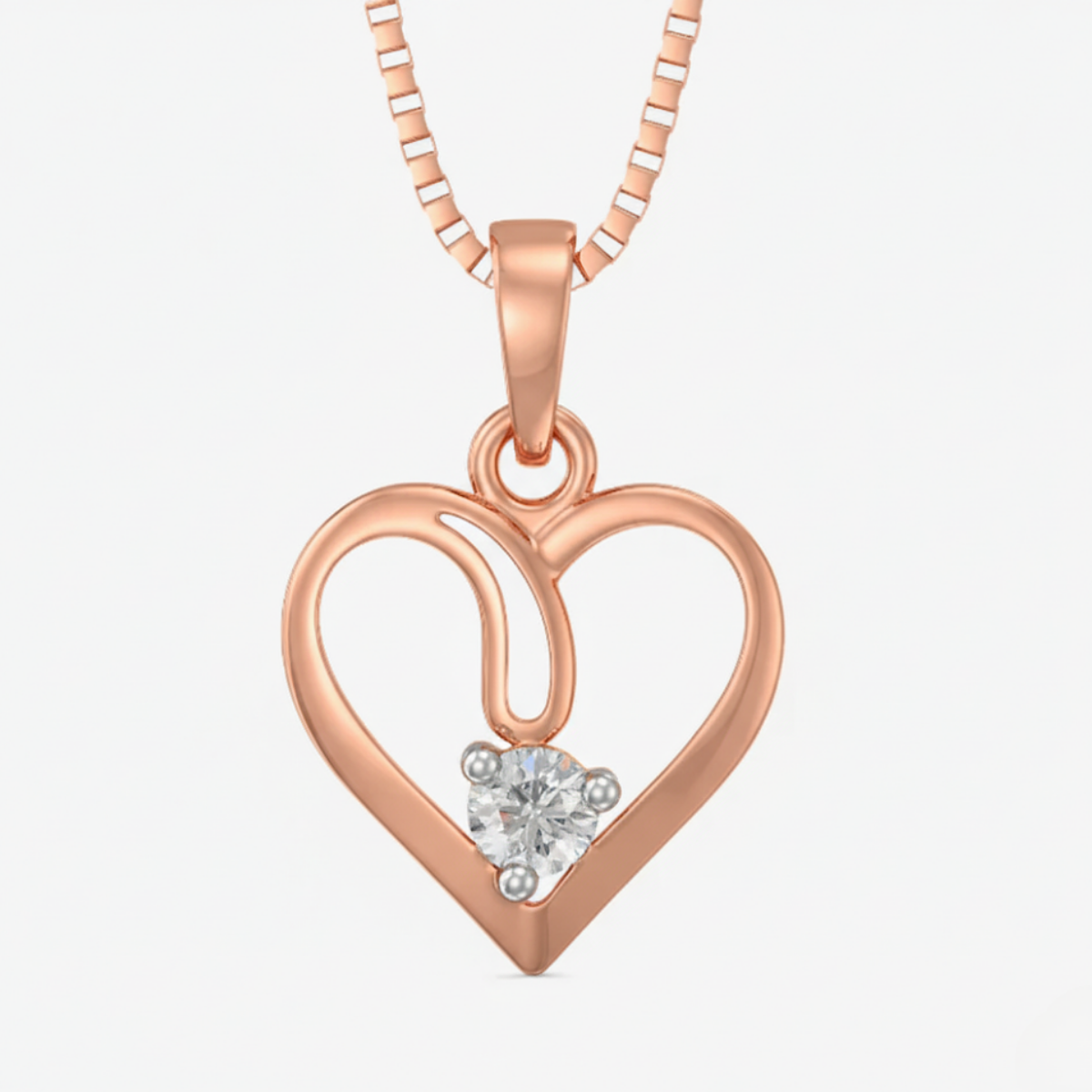 Segmented Love Diamond Pendant