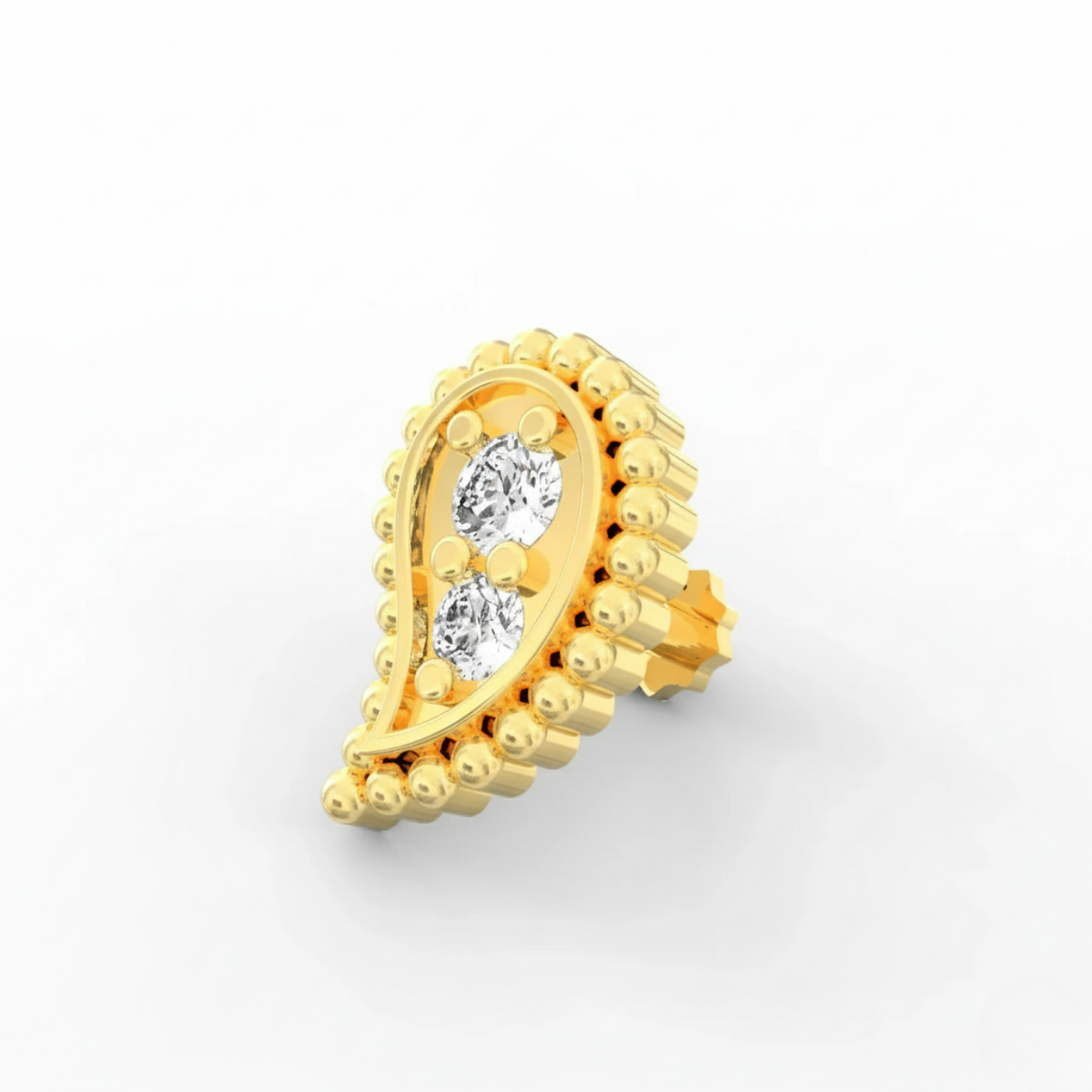 Sleek Vogue Diamond Nose Stud