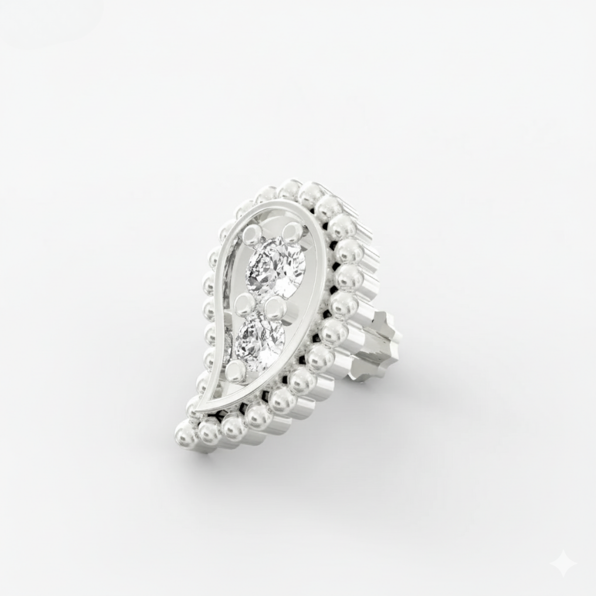 Sleek Vogue Diamond Nose Stud