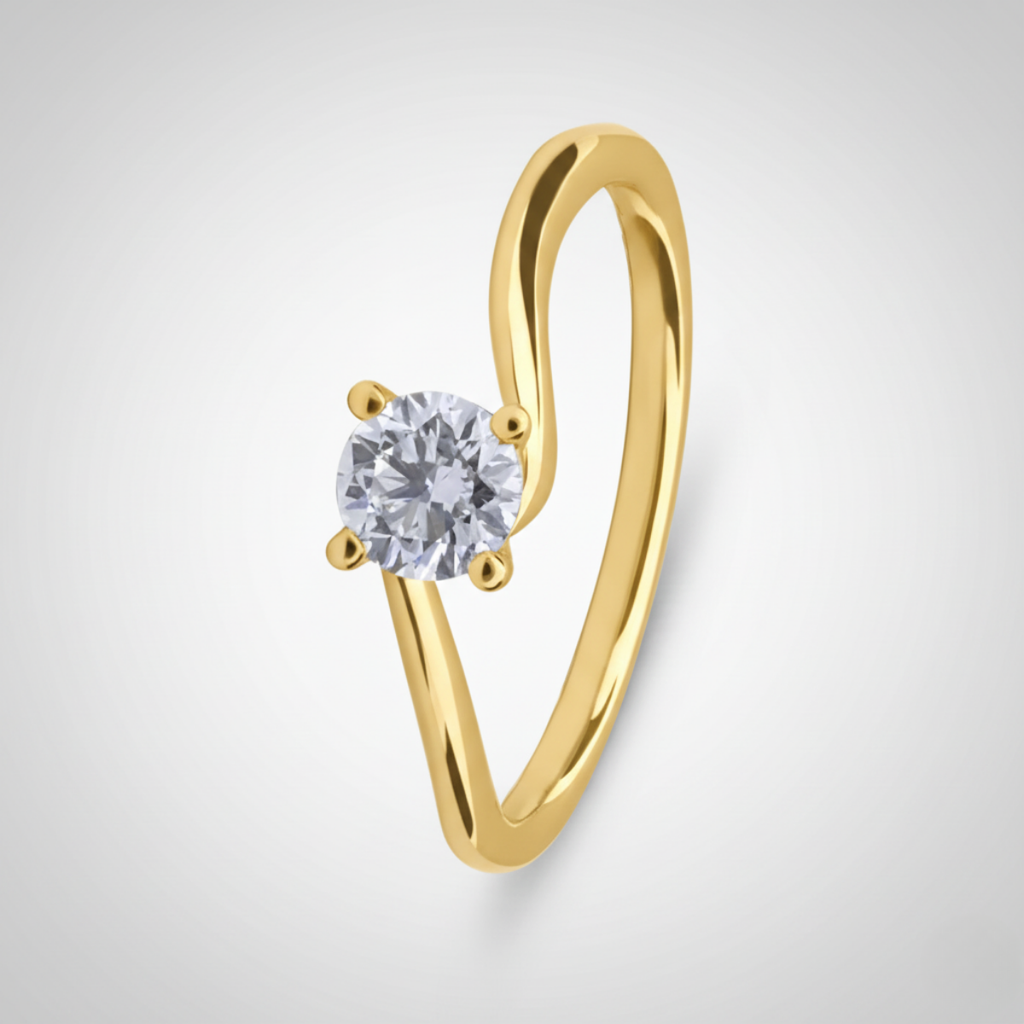 0.4 Carat Single Solitaire Ring for Everyday Wear