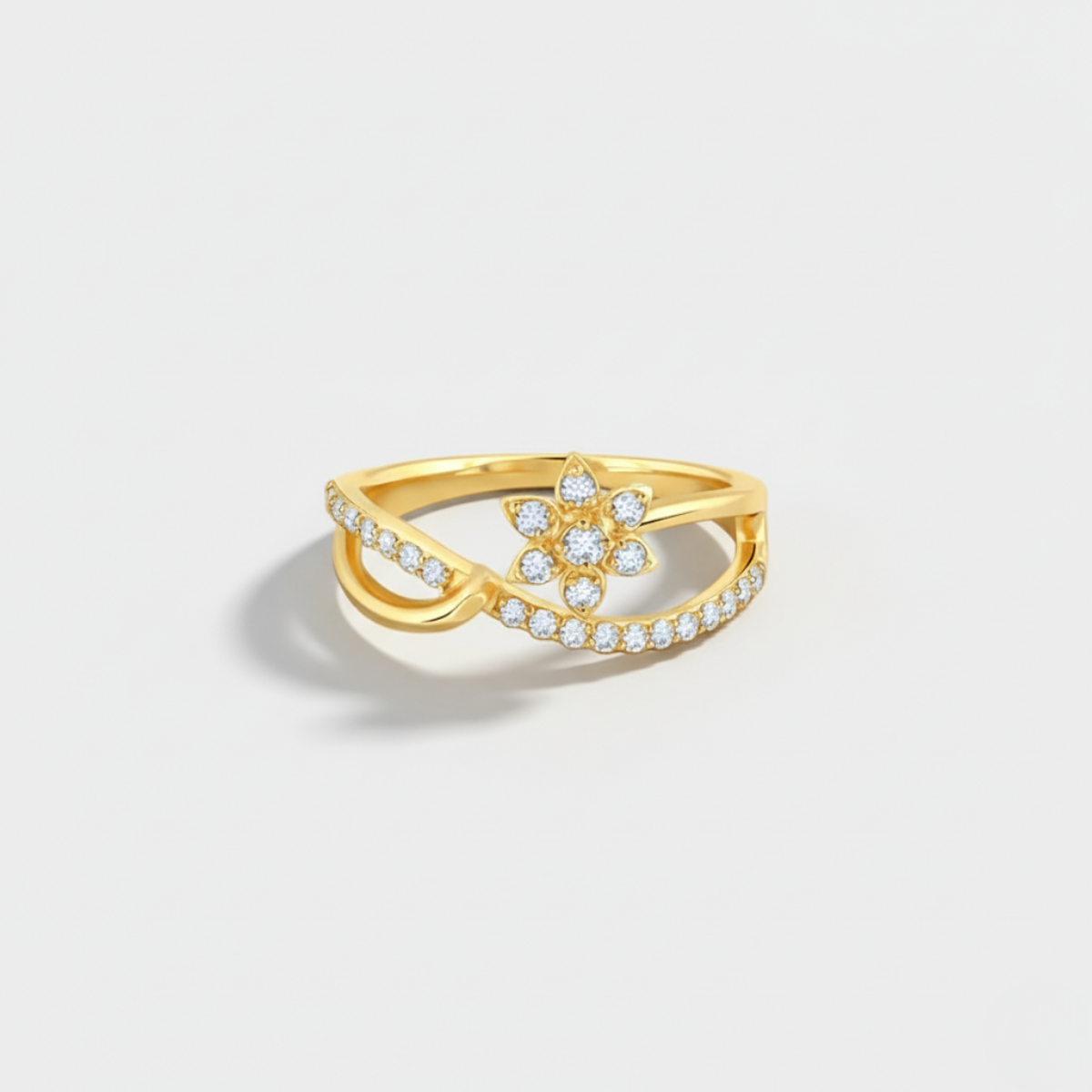 Flower wave Ring