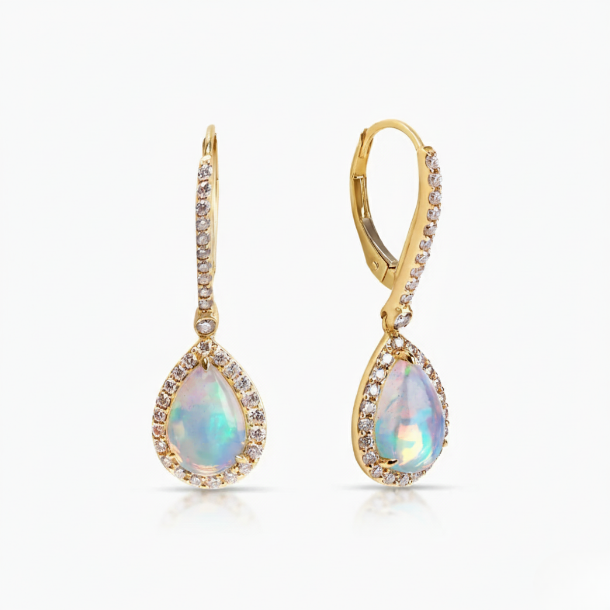 Pear-fect Opal Dangler Earrings