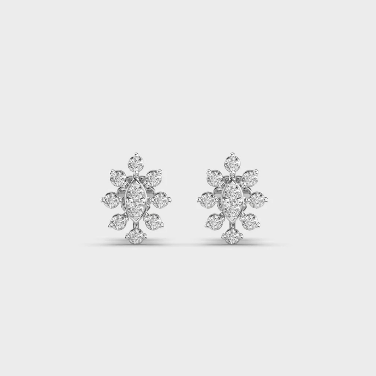 Lillyana Bloom Diamond Ear Studs