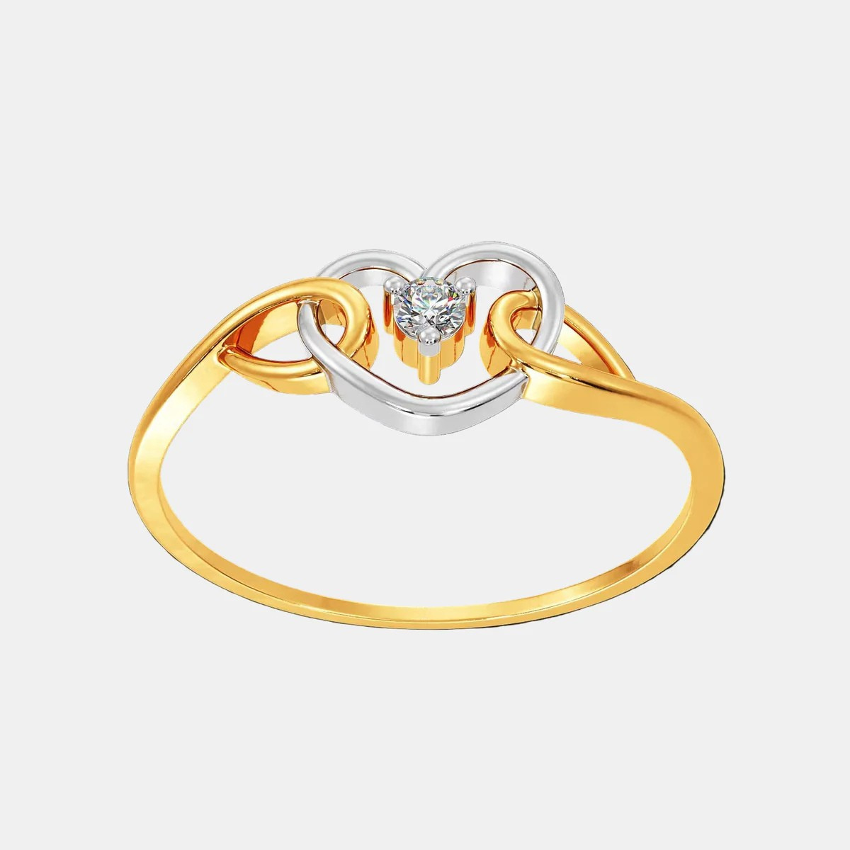 Due Heart Lab grown diamond Ring