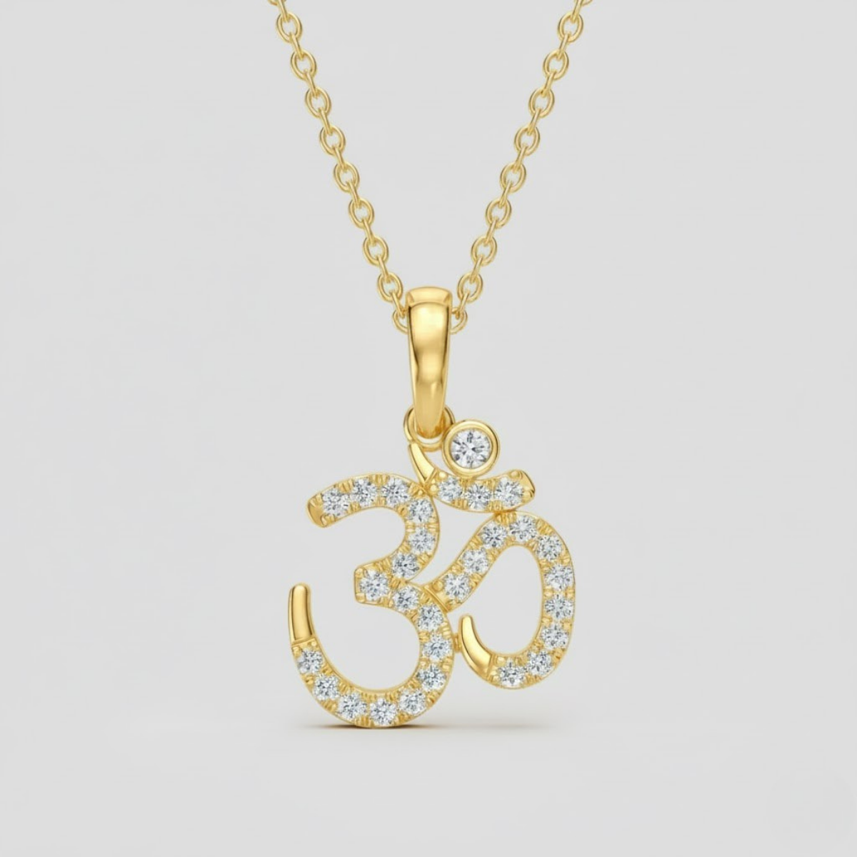 OM Diamond Pendant 0.25 Carat