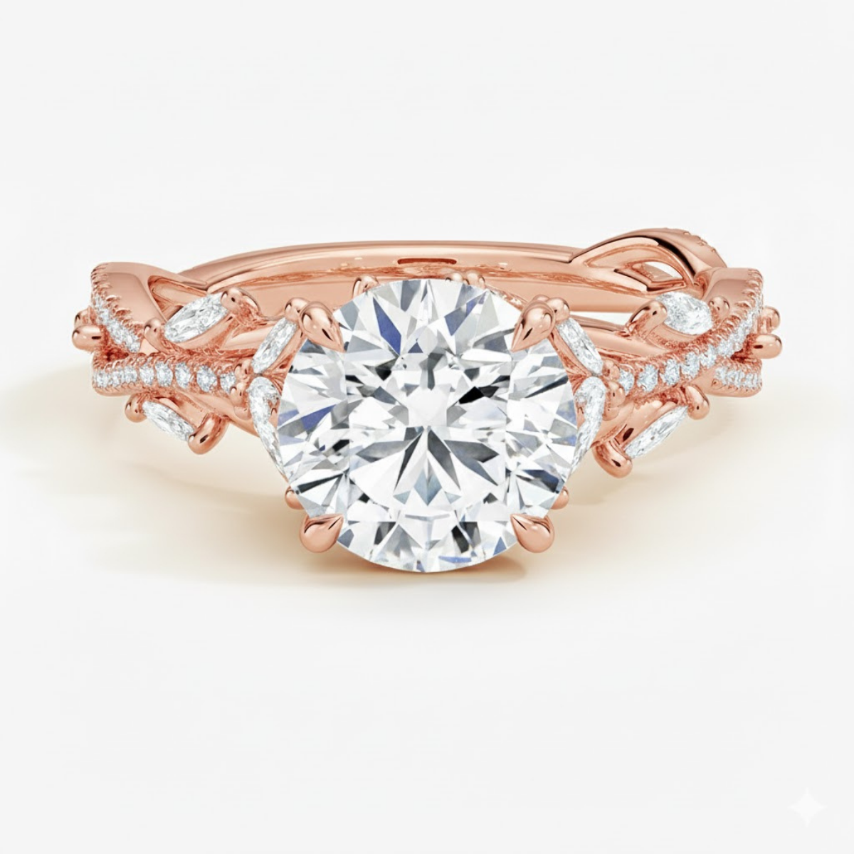 Luxe Secret Garden Diamond Ring (3/4 ct. tw.) in 18K White Gold