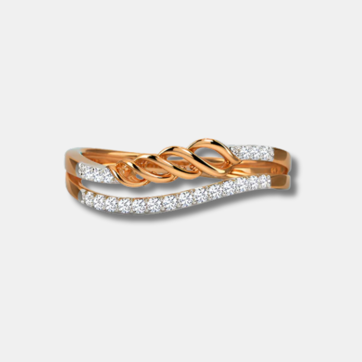 Adrena Twist Diamond Ring