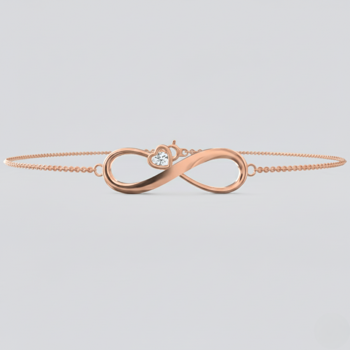 Eternal Radiance: Shimmering Diamond Infinity Bracelet