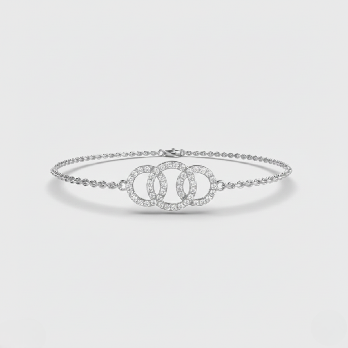 MEDALLION DIAMOND BRACELET