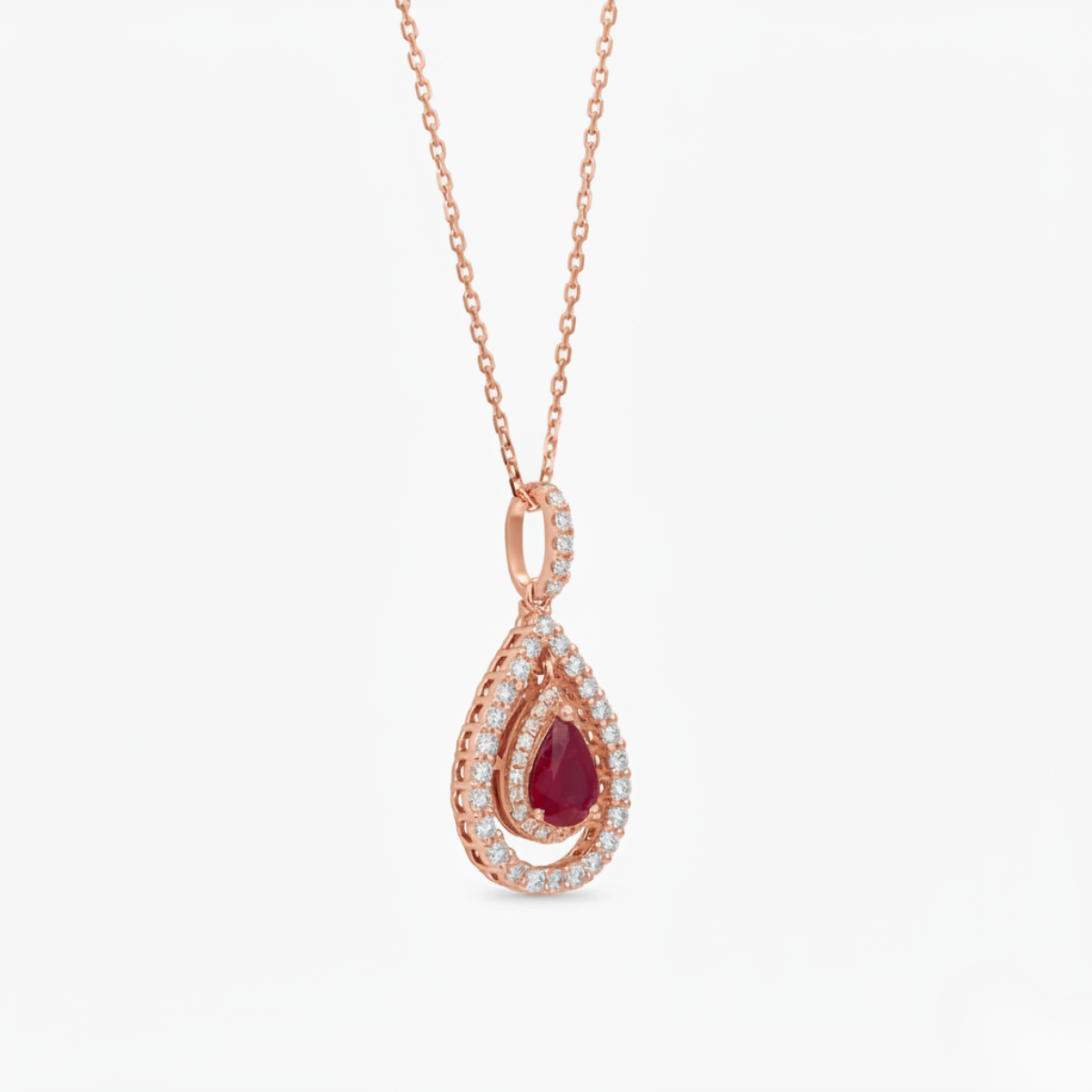 Ruby Diamond Necklace