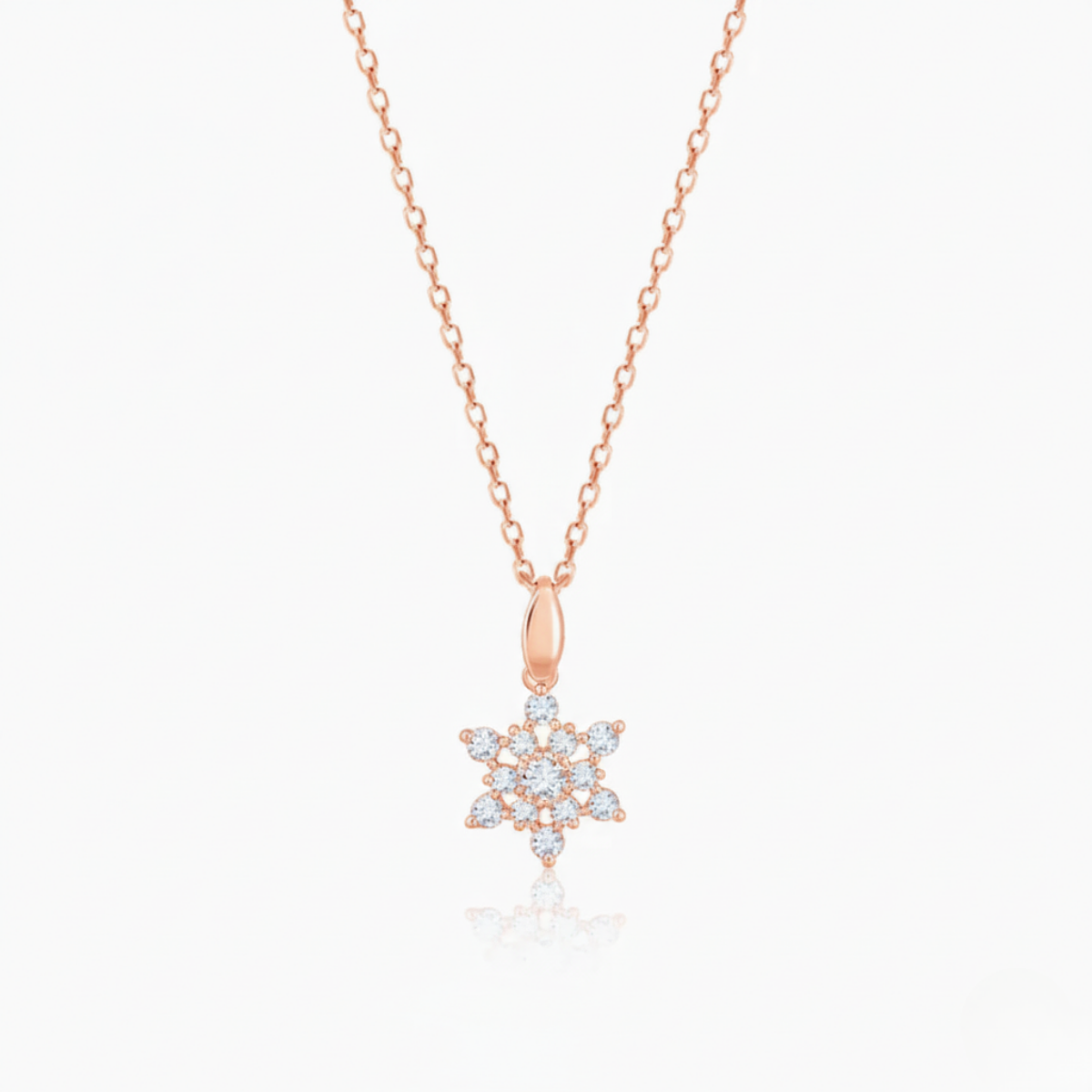 Radiant Frost Diamond Pendant