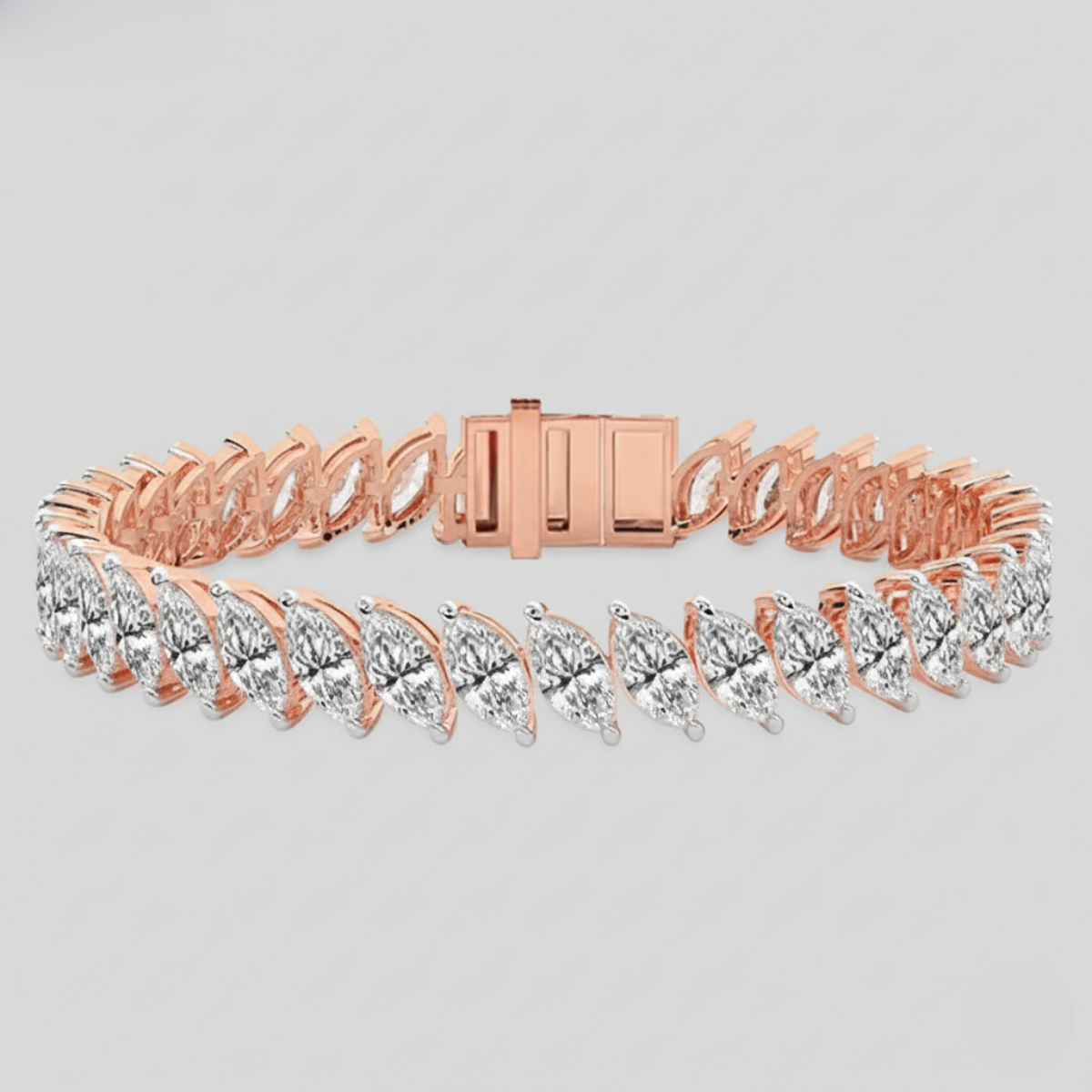 Calvina Marquise Tennis Bracelet