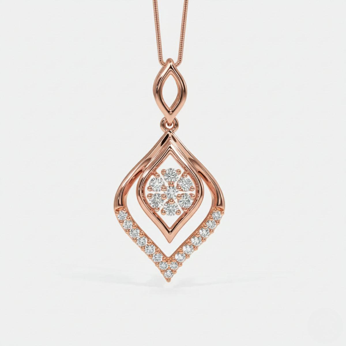 The Violet Pendant with chain