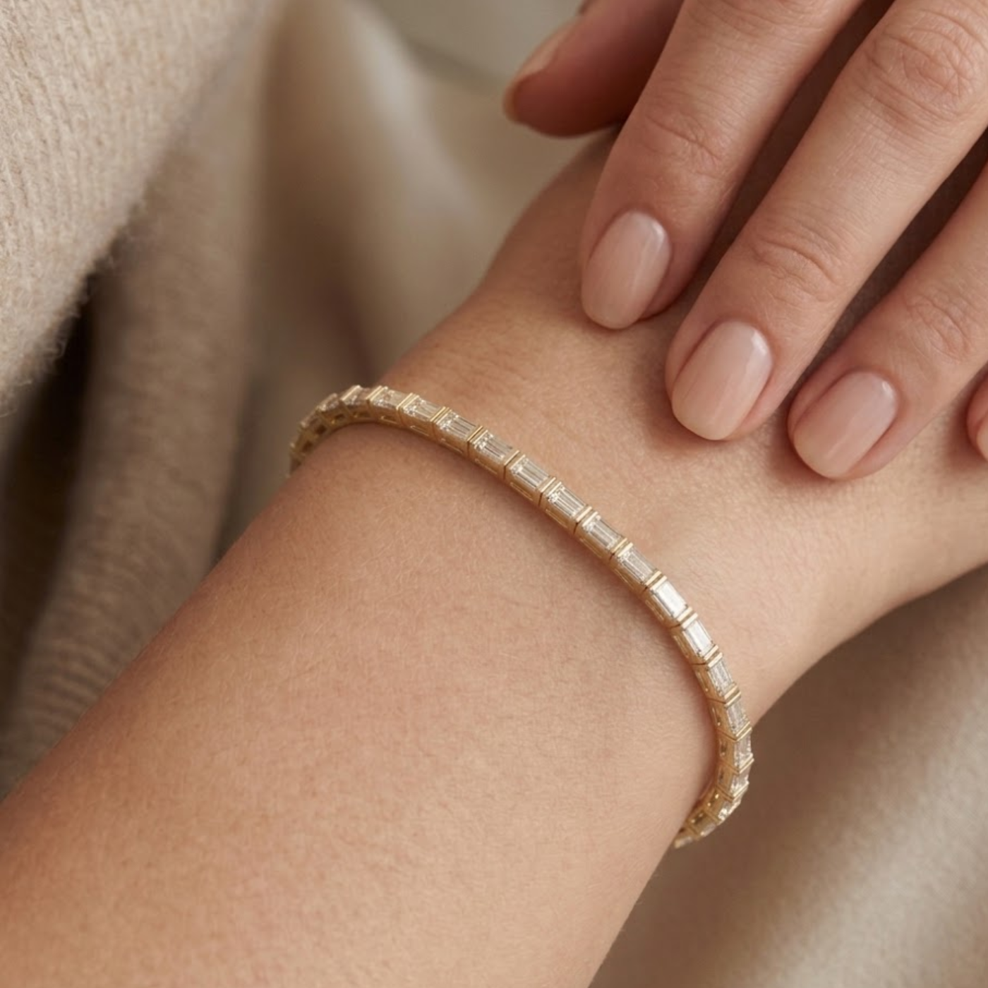 Baguette Tennis Bracelet