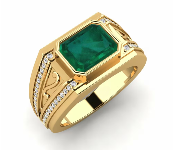 Men's Ring Chase Emerald