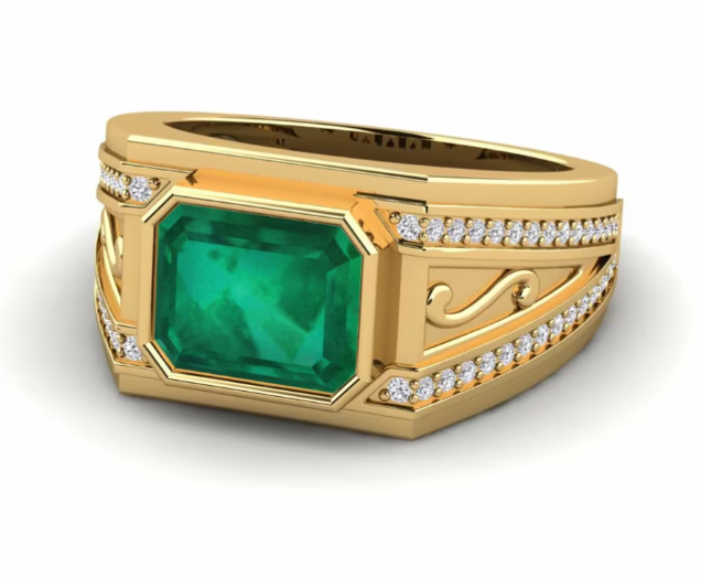 Men's Ring Chase Emerald