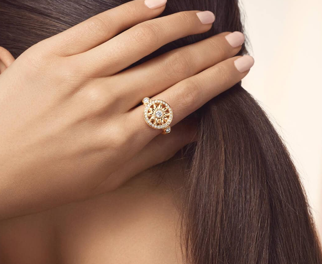 SIYARI YELLOW GOLD DIAMOND RING