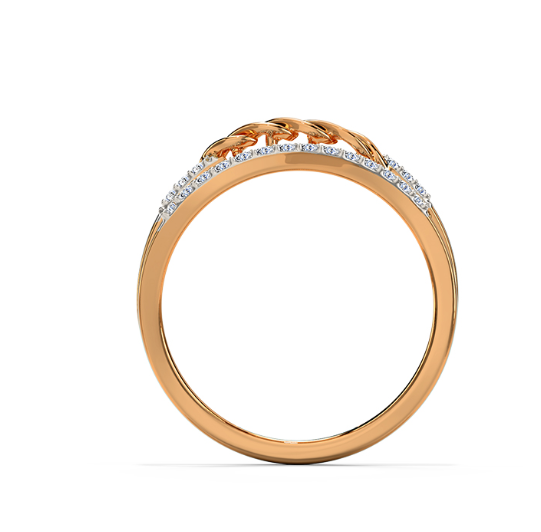 Adrena Twist Diamond Ring