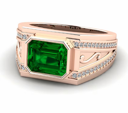 Men's Ring Chase Emerald