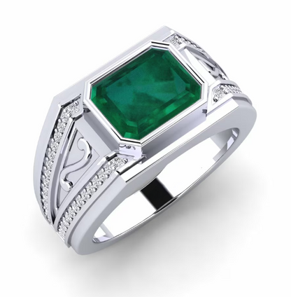 Men's Ring Chase Emerald