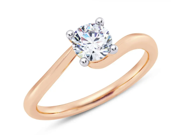 0.4 Carat Single Solitaire Ring for Everyday Wear